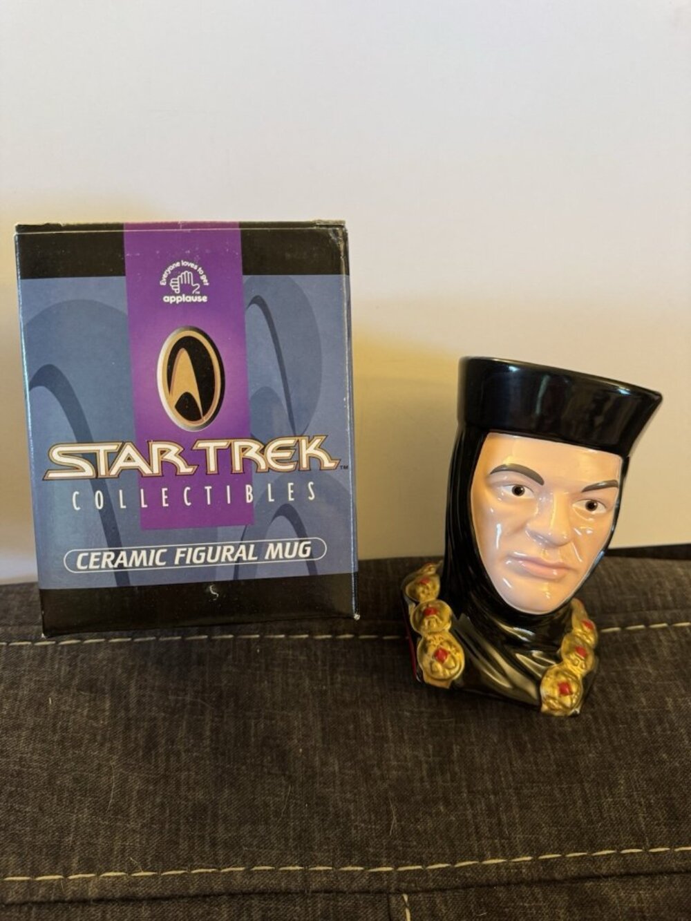Star Trek Next Generation Applause 1996 Collectibles Ceramic Figural Mug D36